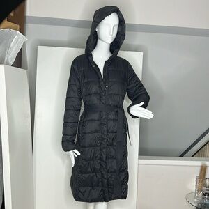 Cole Haan Signature Sz S Women's Puffer Hooded Zip Snap Winter Coat